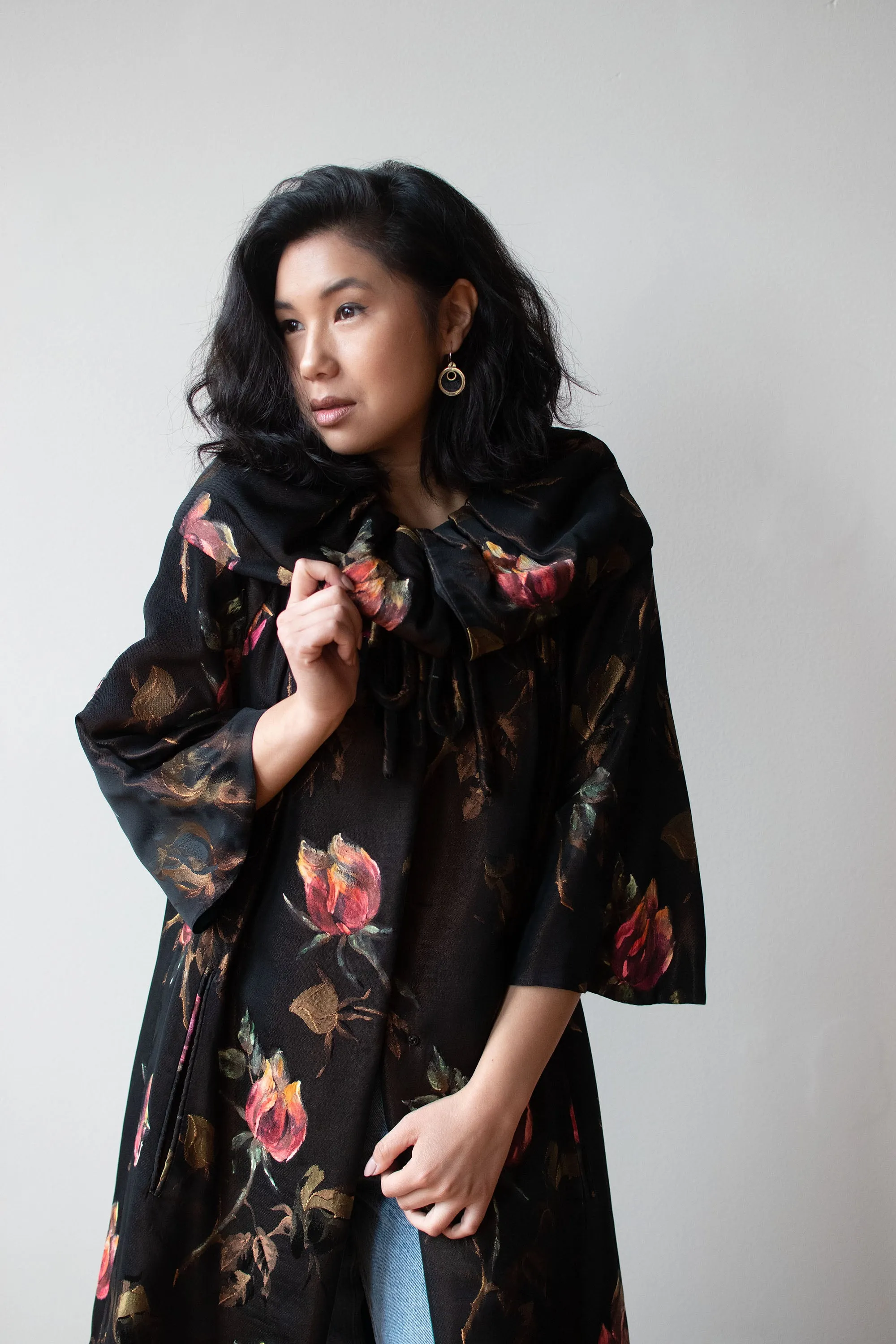1960s Floral Opera Coat