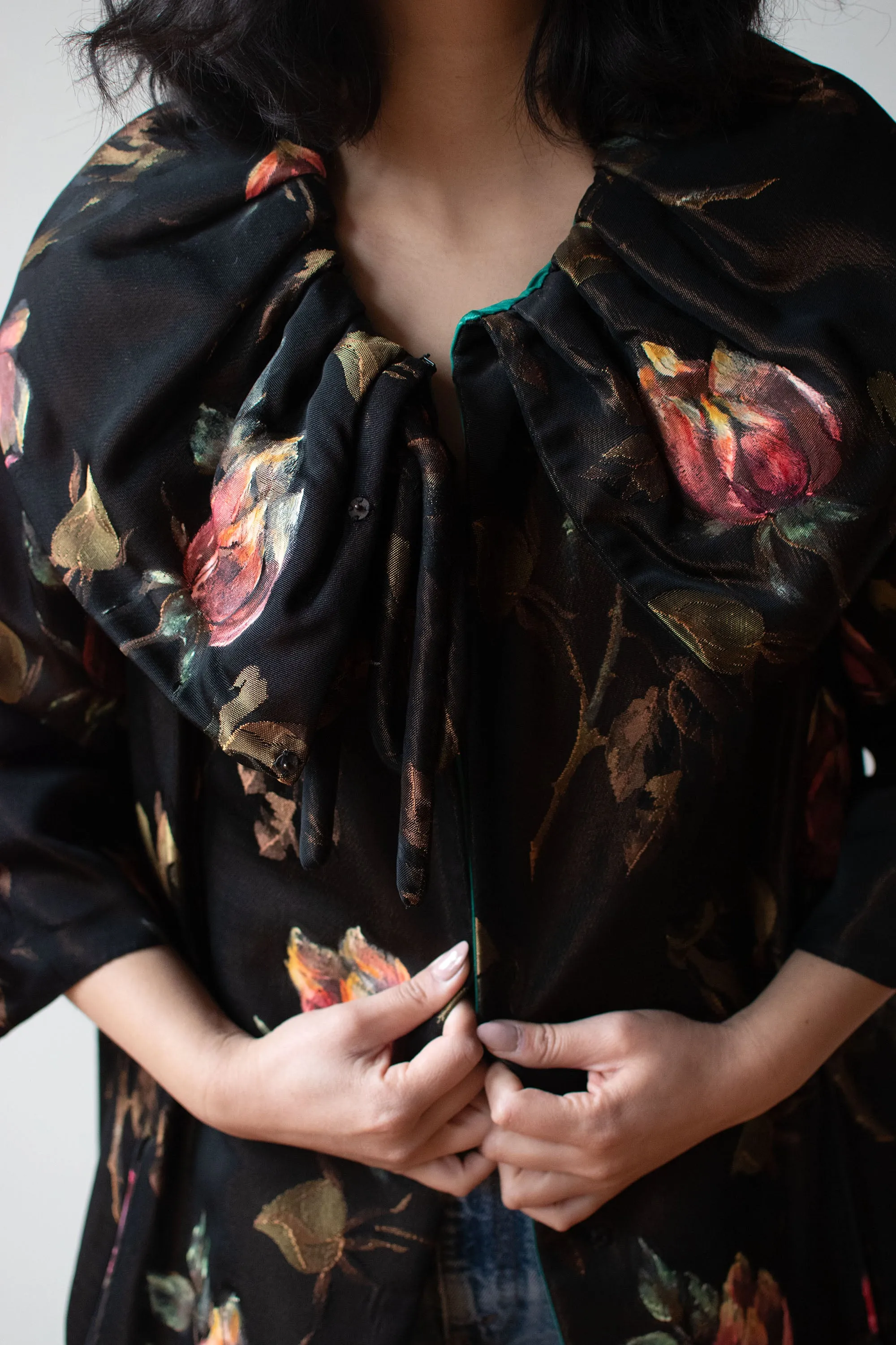1960s Floral Opera Coat
