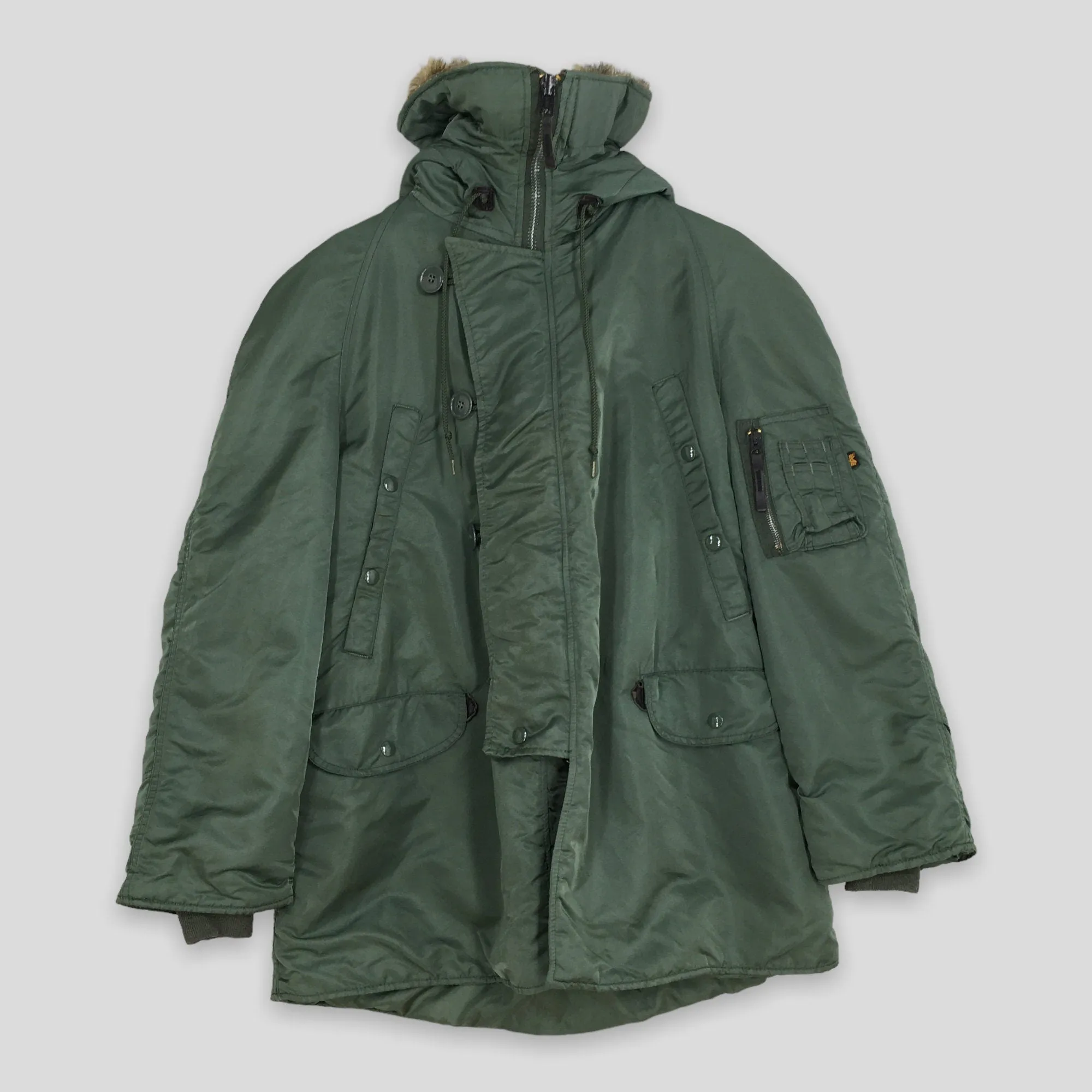Alpha Industries N-3B Parka Bomber Jacket Medium