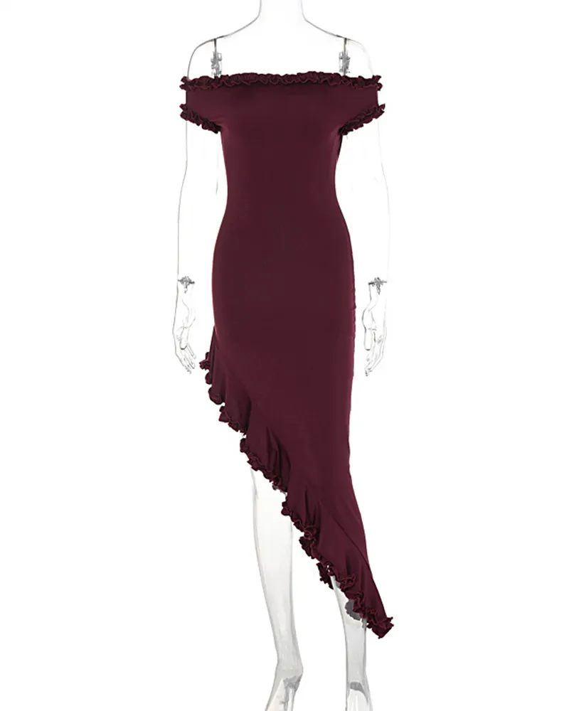 An Irregular Lace Dress