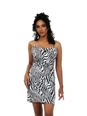 Animal Print Mini Dress