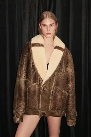 Aviator Shearling Coat