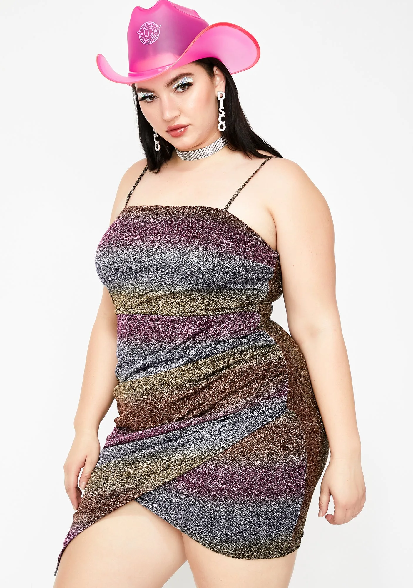 Badazz Beamin' Babe Shimmer Dress
