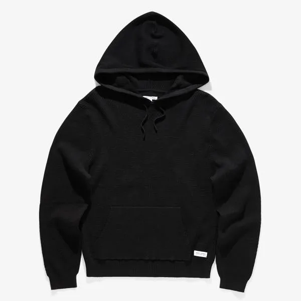 BANKS JOURNAL: WAYWARD KNIT BLACK HOODIE
