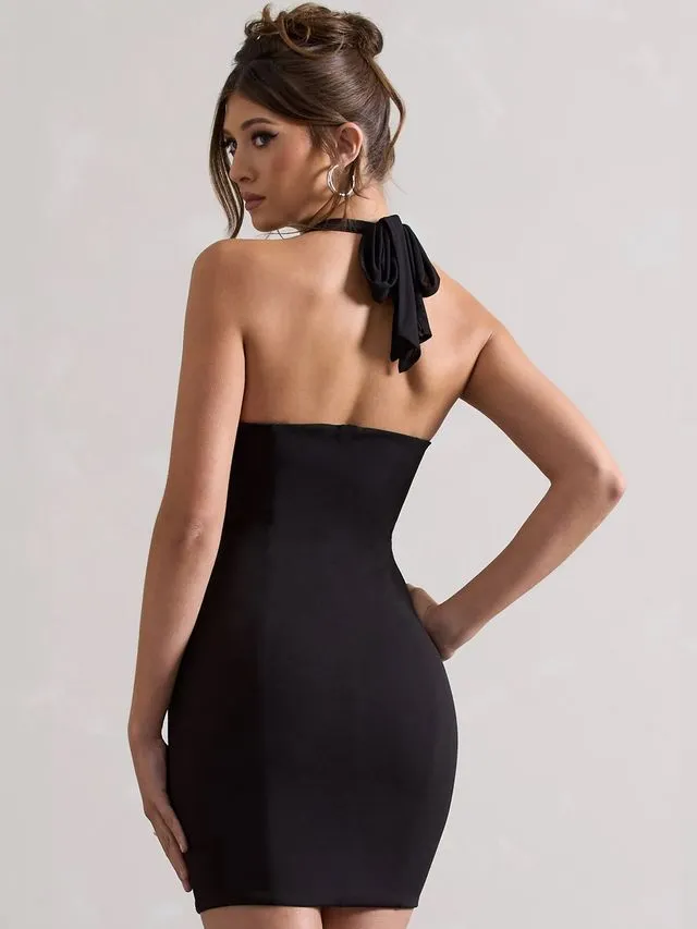 Black Allure Bodycon Dress