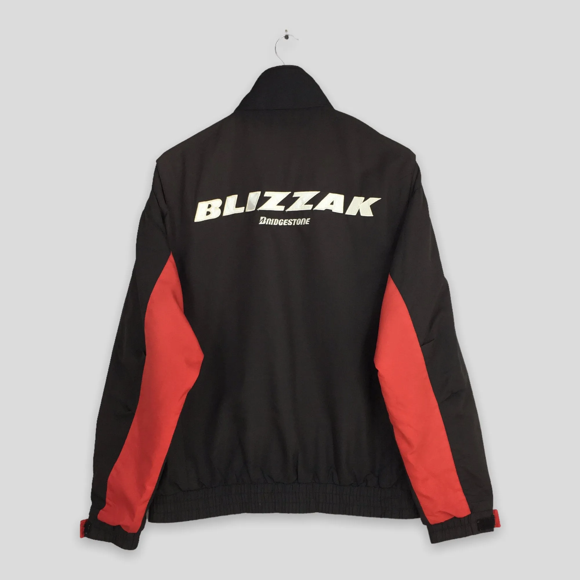 Blizzak Bridgestone Racing Black Windbreaker Jacket Large