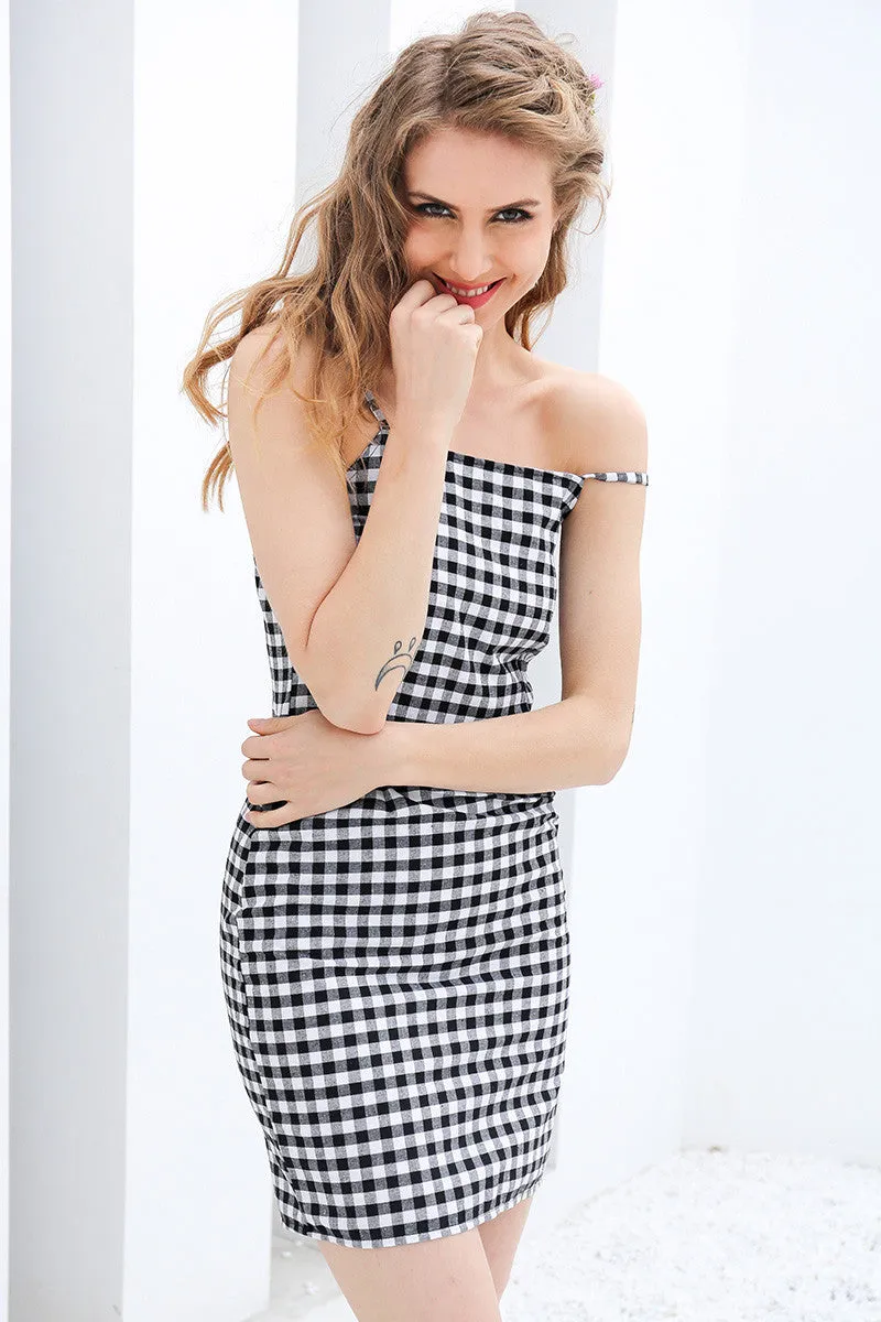 Bodycon Plaid Dress
