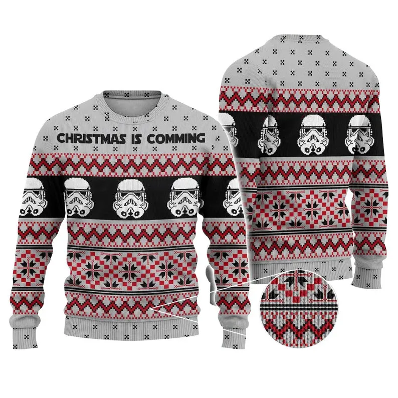Christmas Sweater JulesRoche Warm Festive All-Over Print