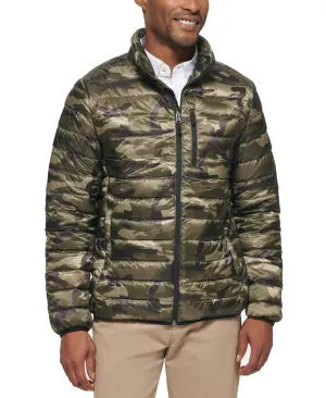 Club Room Men's Quilted Packable Puffer Jacket,  - Camouflage Small