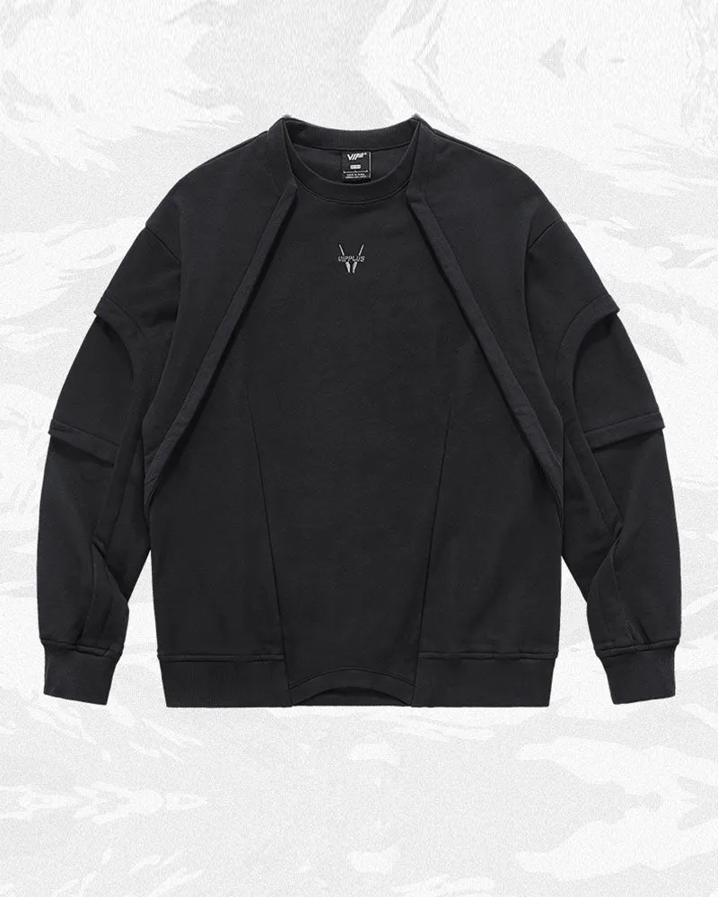 Cyberpunk Tech Pullover Sweatshirt
