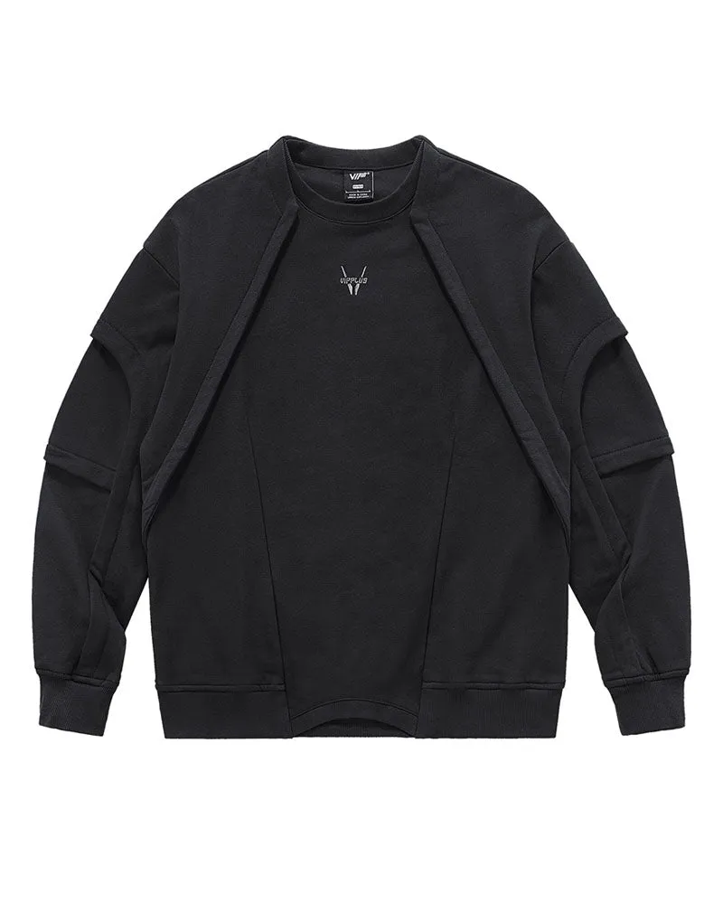 Cyberpunk Tech Pullover Sweatshirt