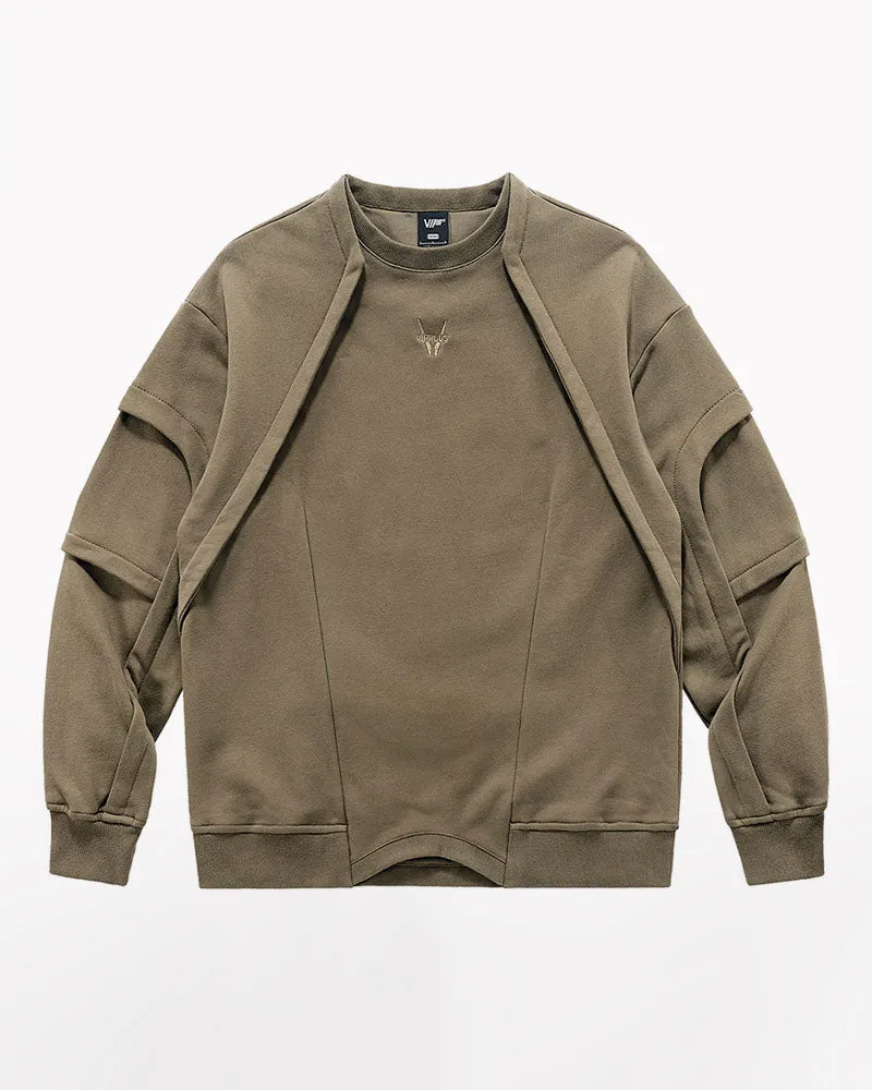 Cyberpunk Tech Pullover Sweatshirt