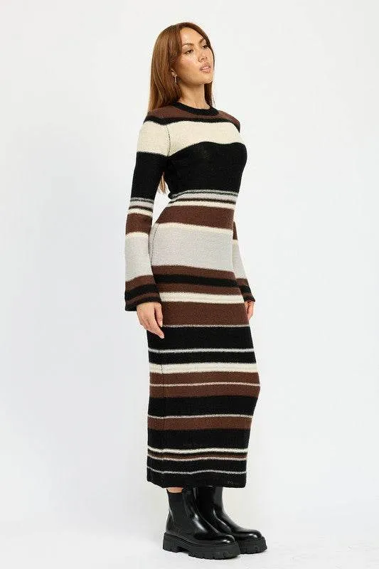 Emory Park Stripe Maxi Bodycon Dress