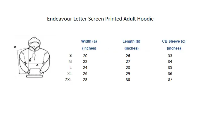 Endeavour "Letter" Hoodie (Screen-Printed) *EXCLUSIVE*