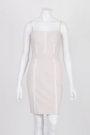 George Ermis Beige Strapless Bodycon Dress 10