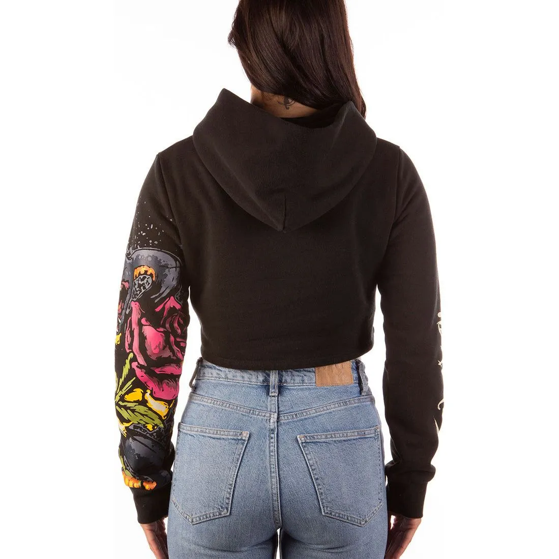 HEADRUSH BRAND 2025 CO WOMEN'S Faith And Pain Crop Pullover