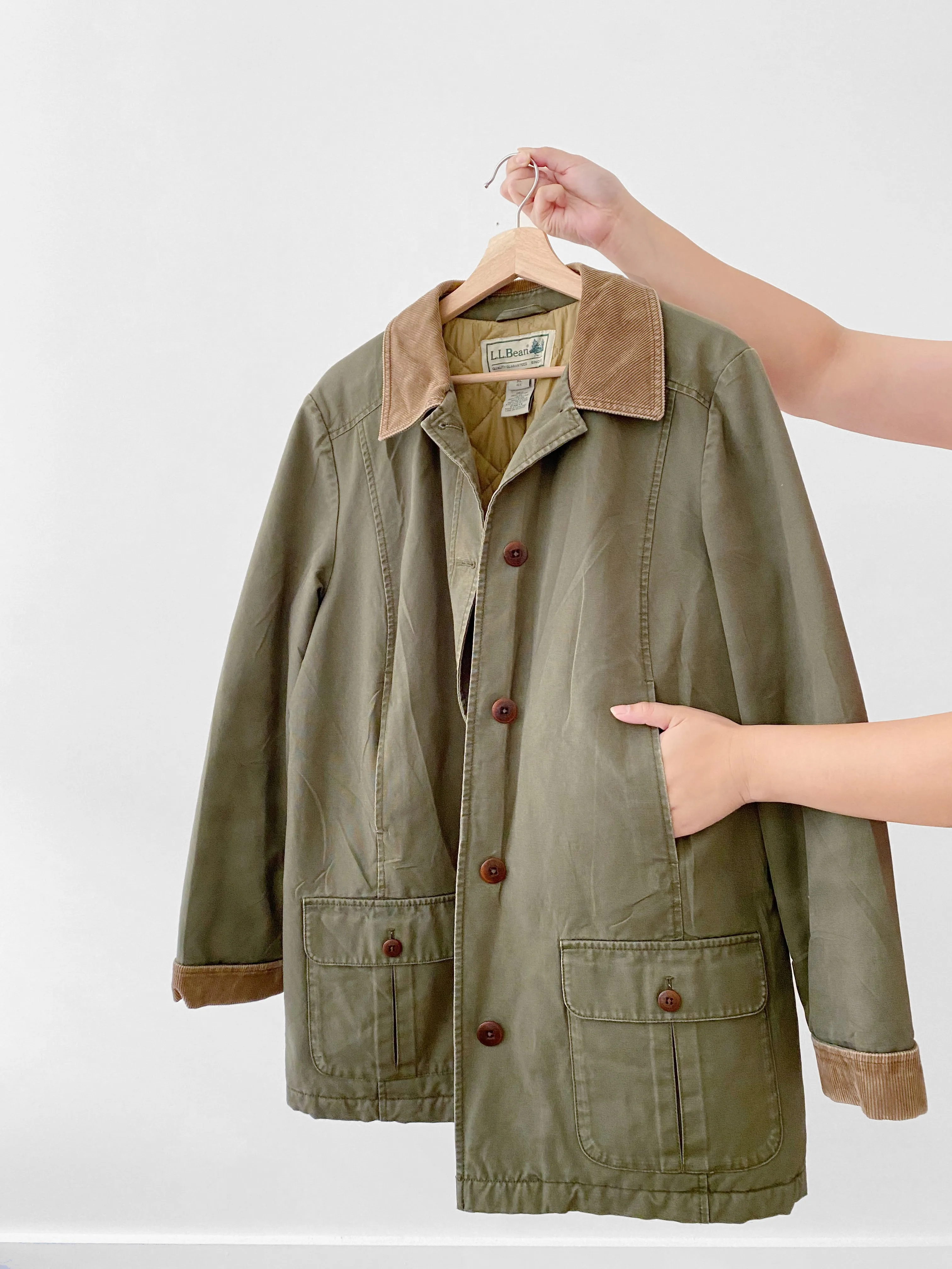 LL Bean Quilted Chore Coat (XL)