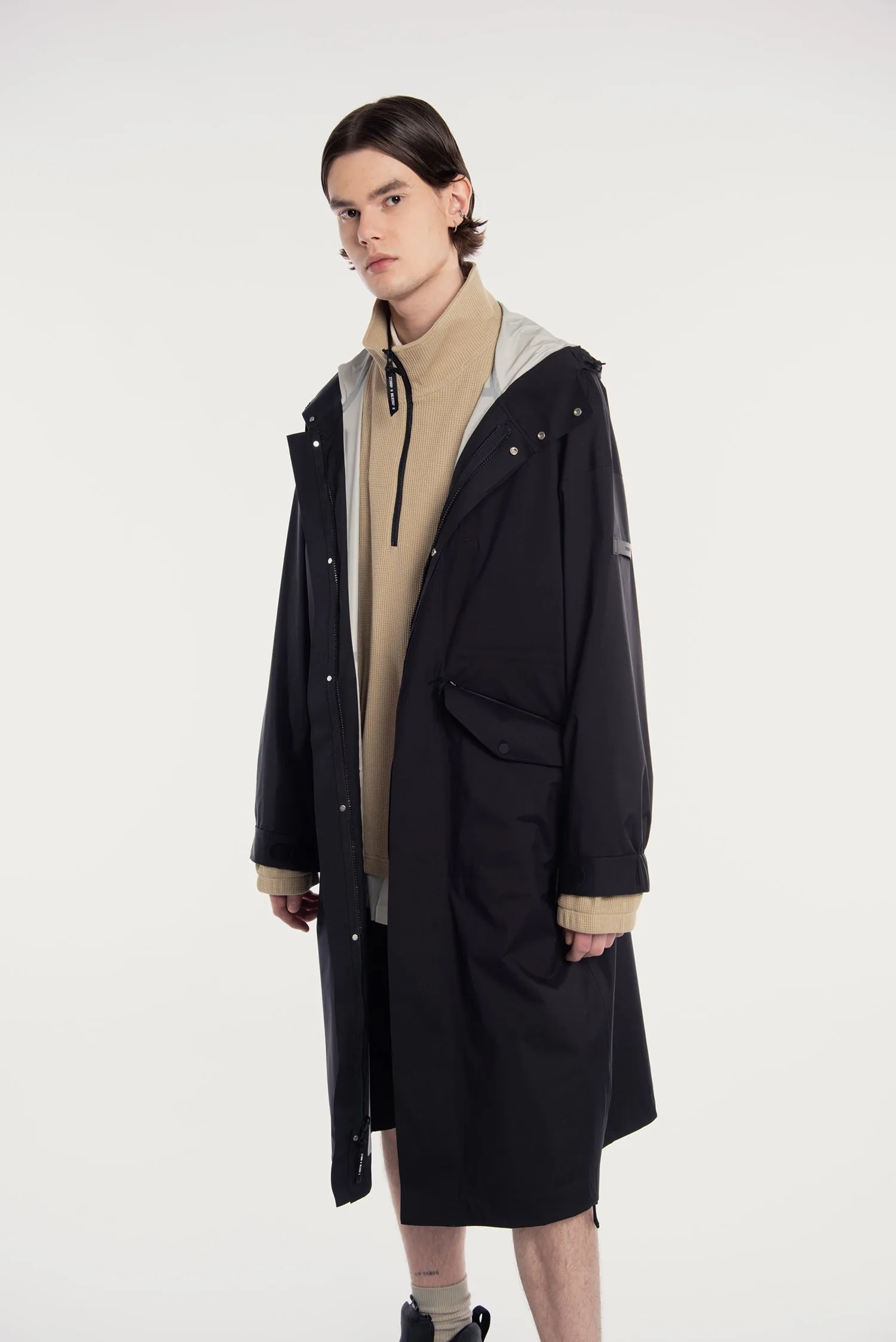 MEN'S 2.5 LAYER TECH COAT W/DETACHABLE PADDING COAT