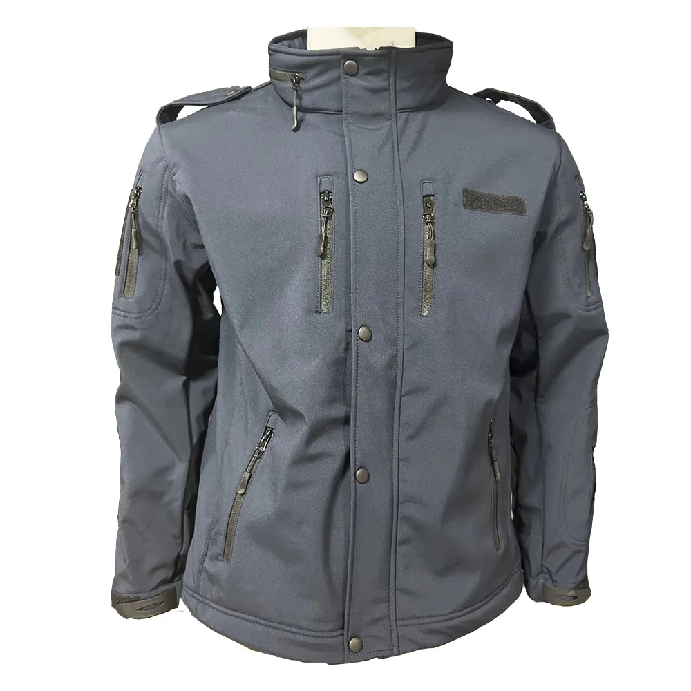 Men's Winter Camo Military Tactical Jacket Fleeced Hooded Outwear Softshell Windbreaker Coat