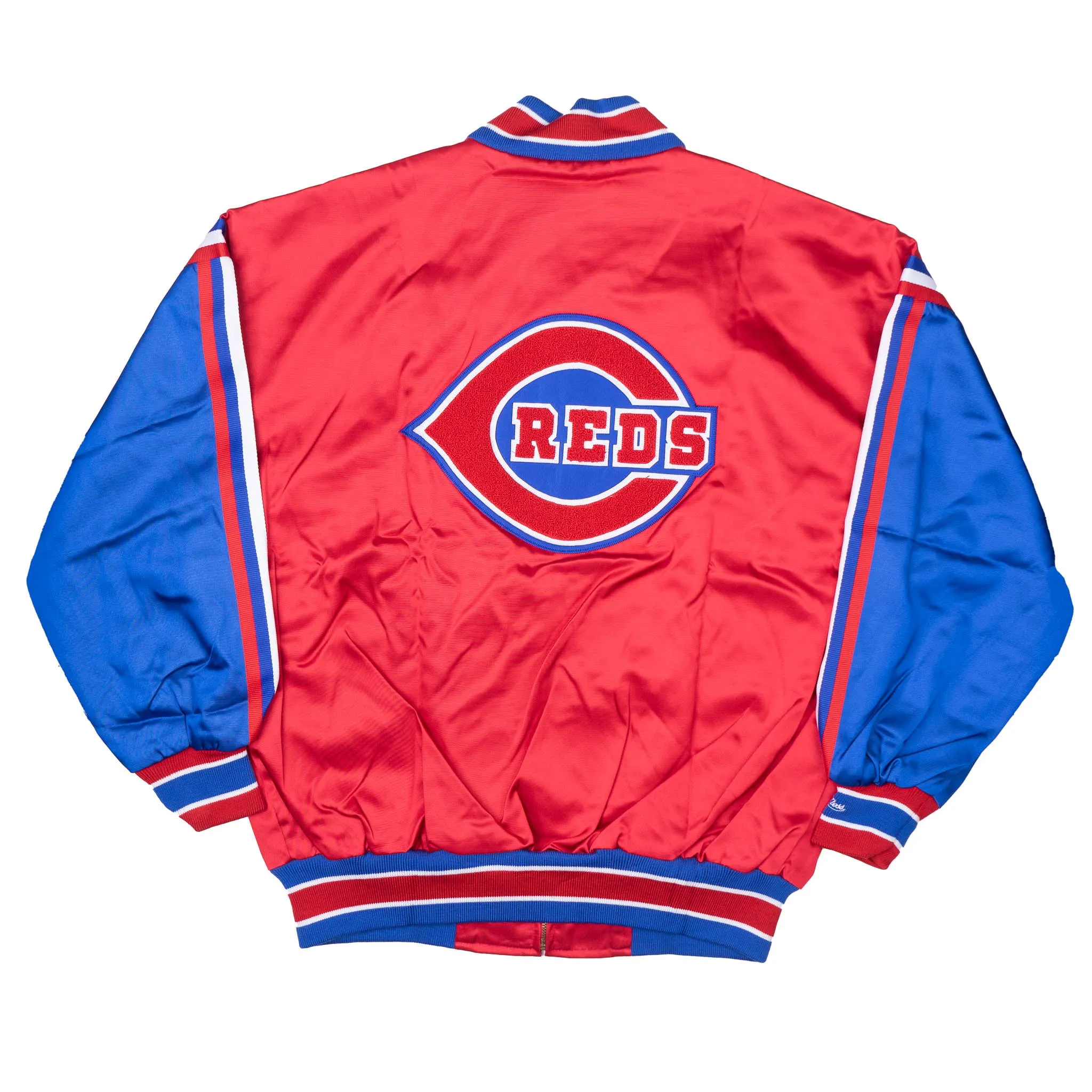 MITCHELL & NESS SATIN JACKET RED - RE38JKTK