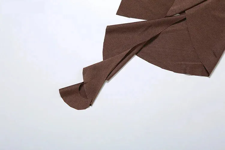 Mocha Clubbing Mini Dress for Evening Glam