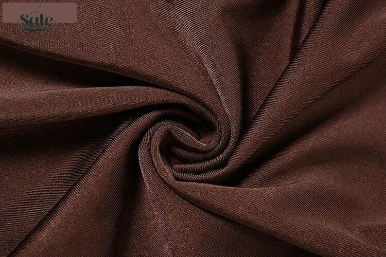 Mocha Clubbing Mini Dress for Evening Glam