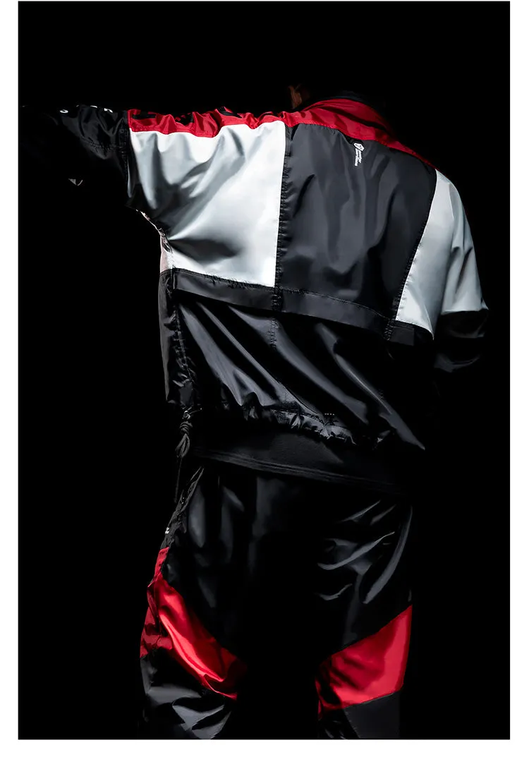 MONSTER GUARDIANS TRACK JACKET WITH COLOR BLOCKING