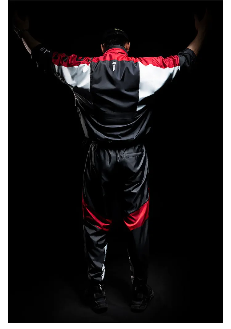 MONSTER GUARDIANS TRACK JACKET WITH COLOR BLOCKING