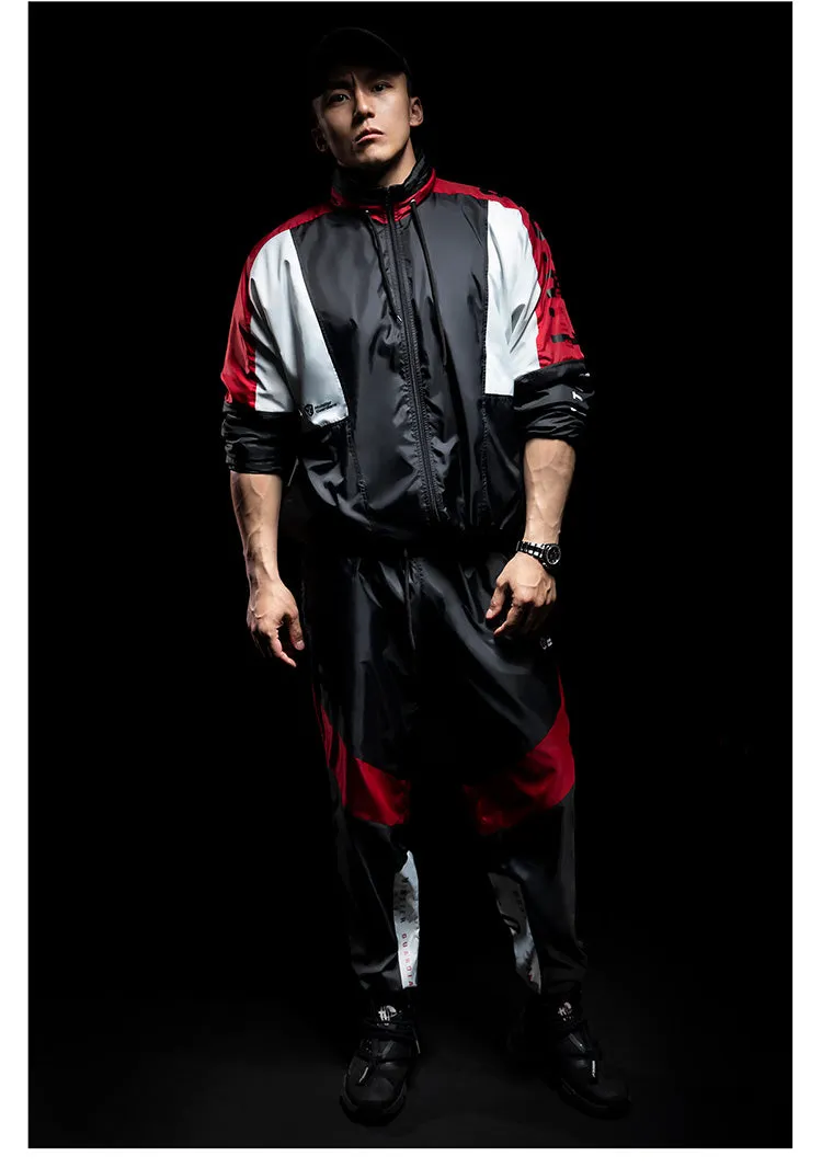 MONSTER GUARDIANS TRACK JACKET WITH COLOR BLOCKING