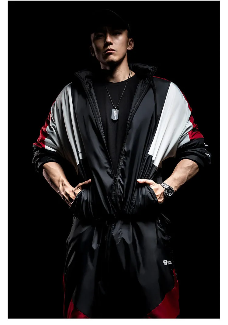 MONSTER GUARDIANS TRACK JACKET WITH COLOR BLOCKING
