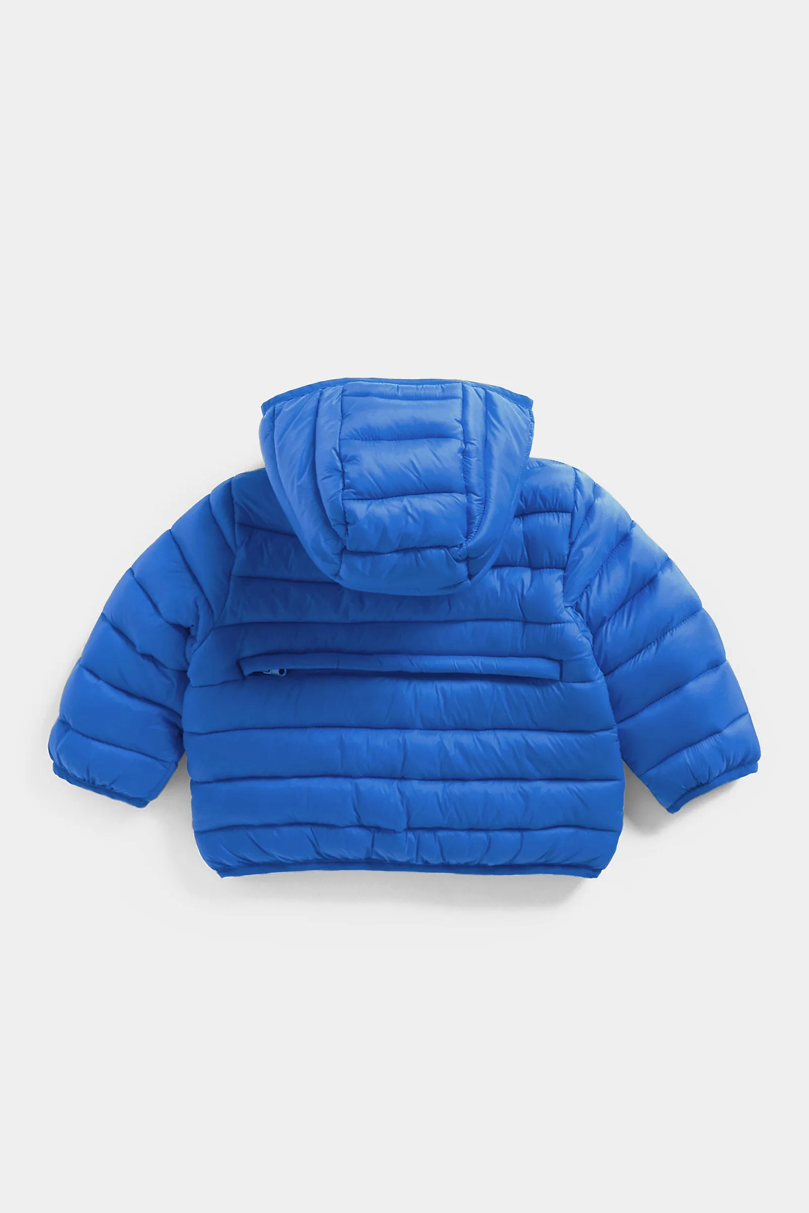 Mothercare Blue Pack-Away Quilted Jacket