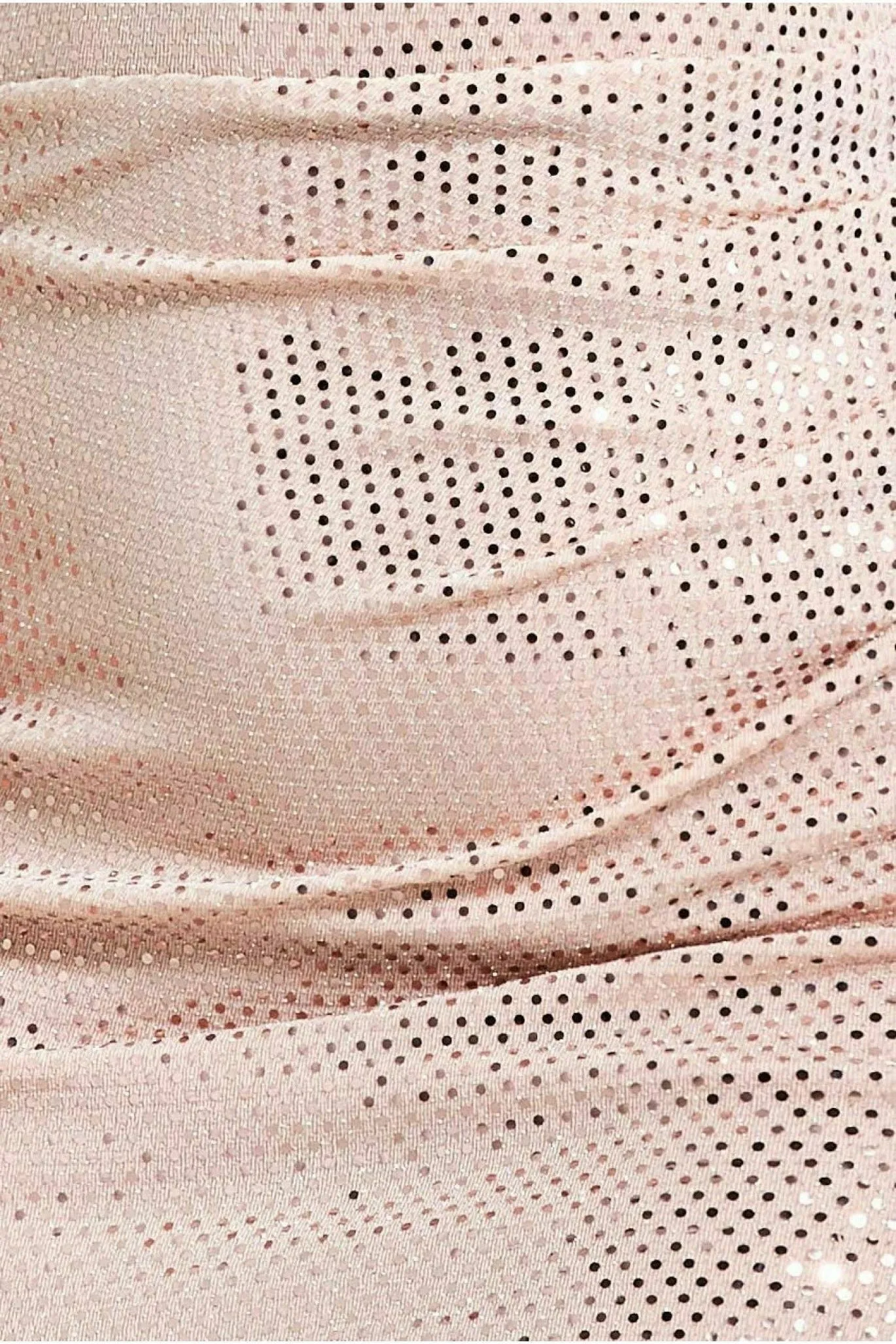 Naked Cowl Neck Bodycon Midi - Nude by Goddiva