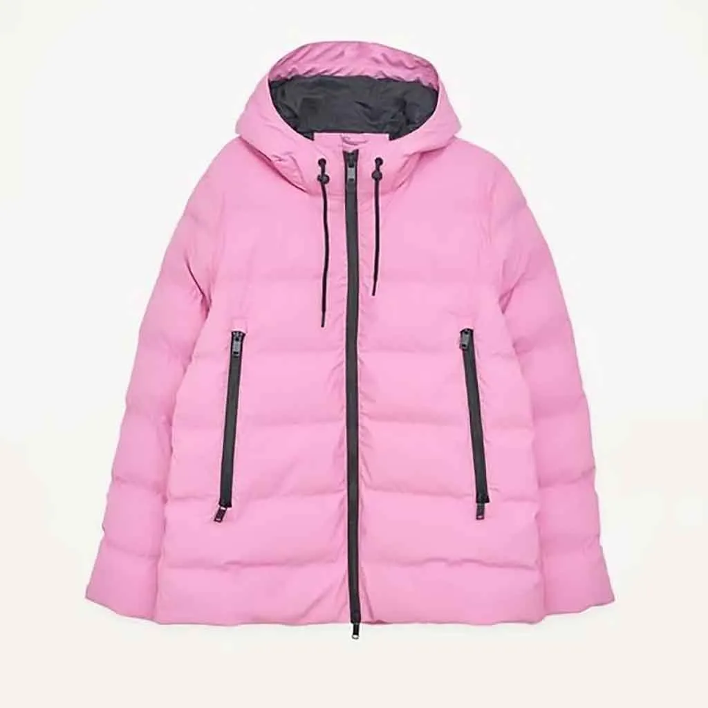 Nieve Quilted Waterproof Coat - Moonlite Mauve