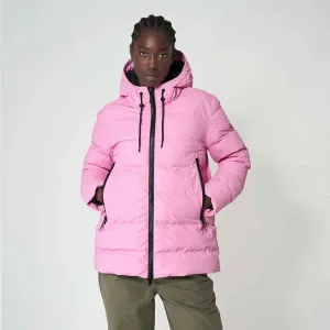 Nieve Quilted Waterproof Coat - Moonlite Mauve