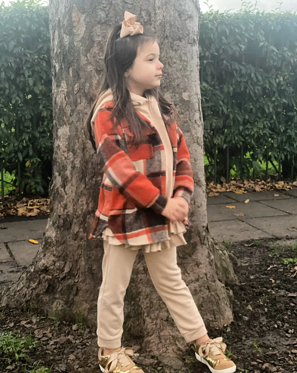 Orange Eliza Shacket