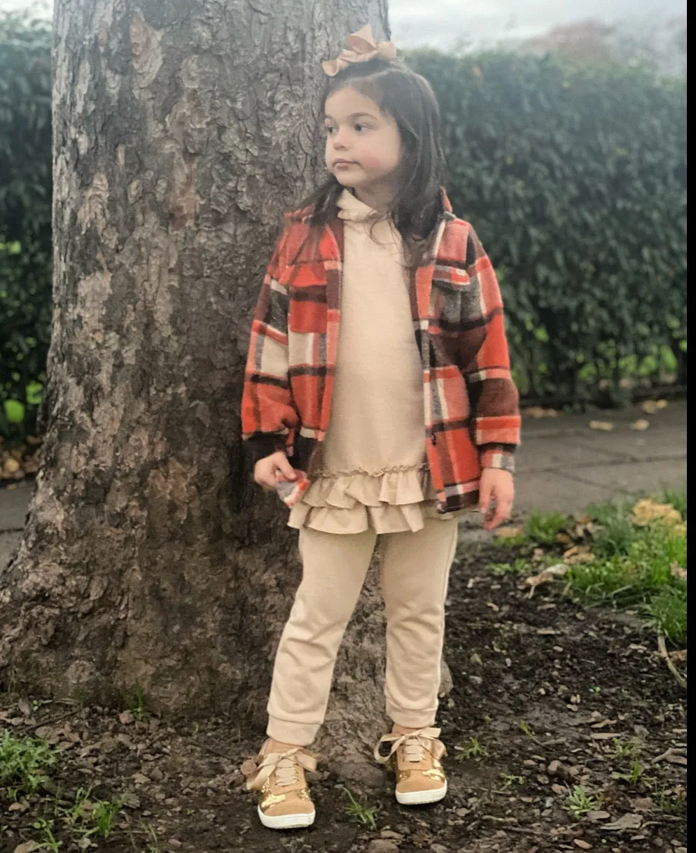 Orange Eliza Shacket