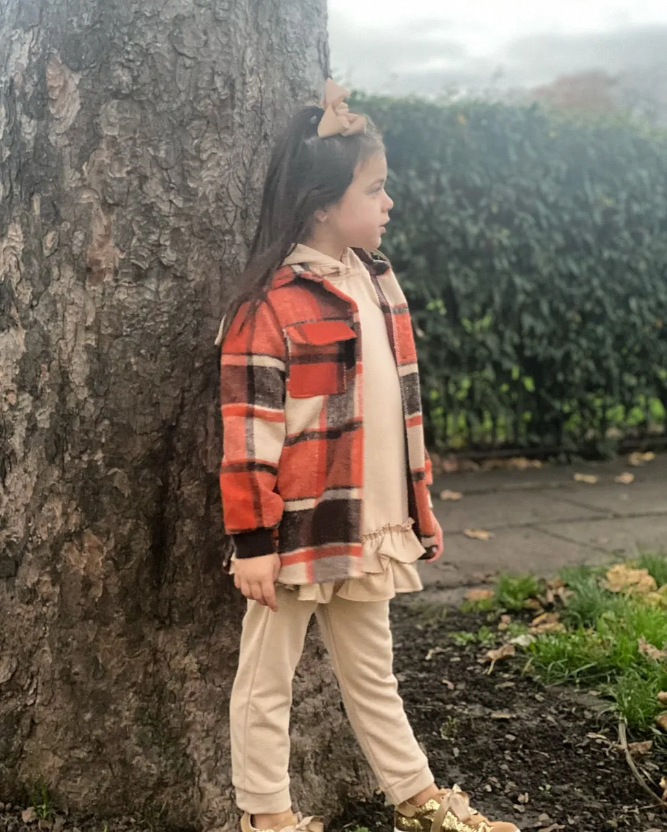 Orange Eliza Shacket