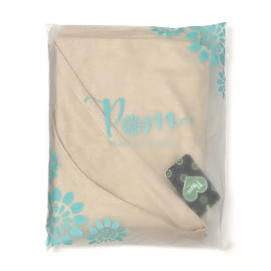 POM Fine Blend Knit Poncho Oatmeal 60121