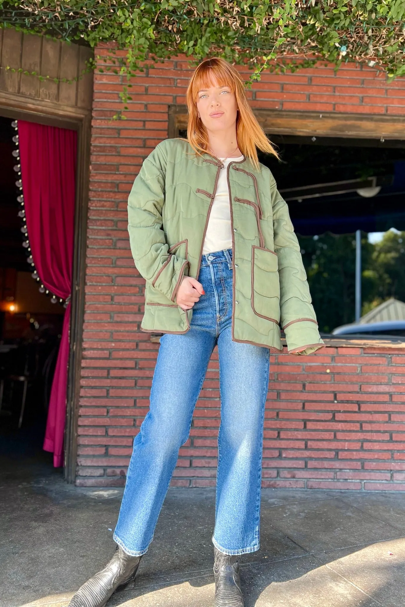 Quilted Knot Coat