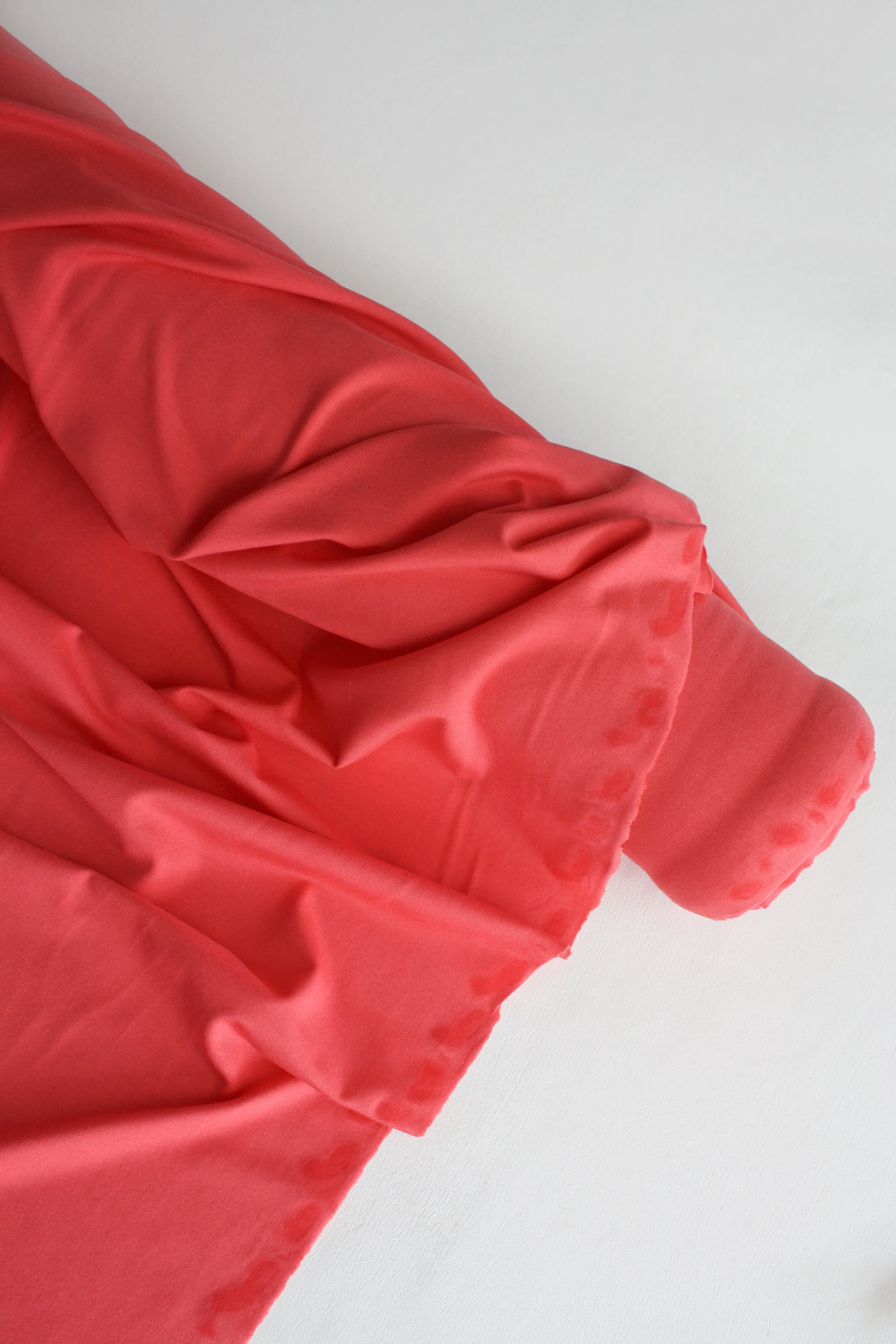 Rigatoni - Italian Four Way Stretch Modal | Coral