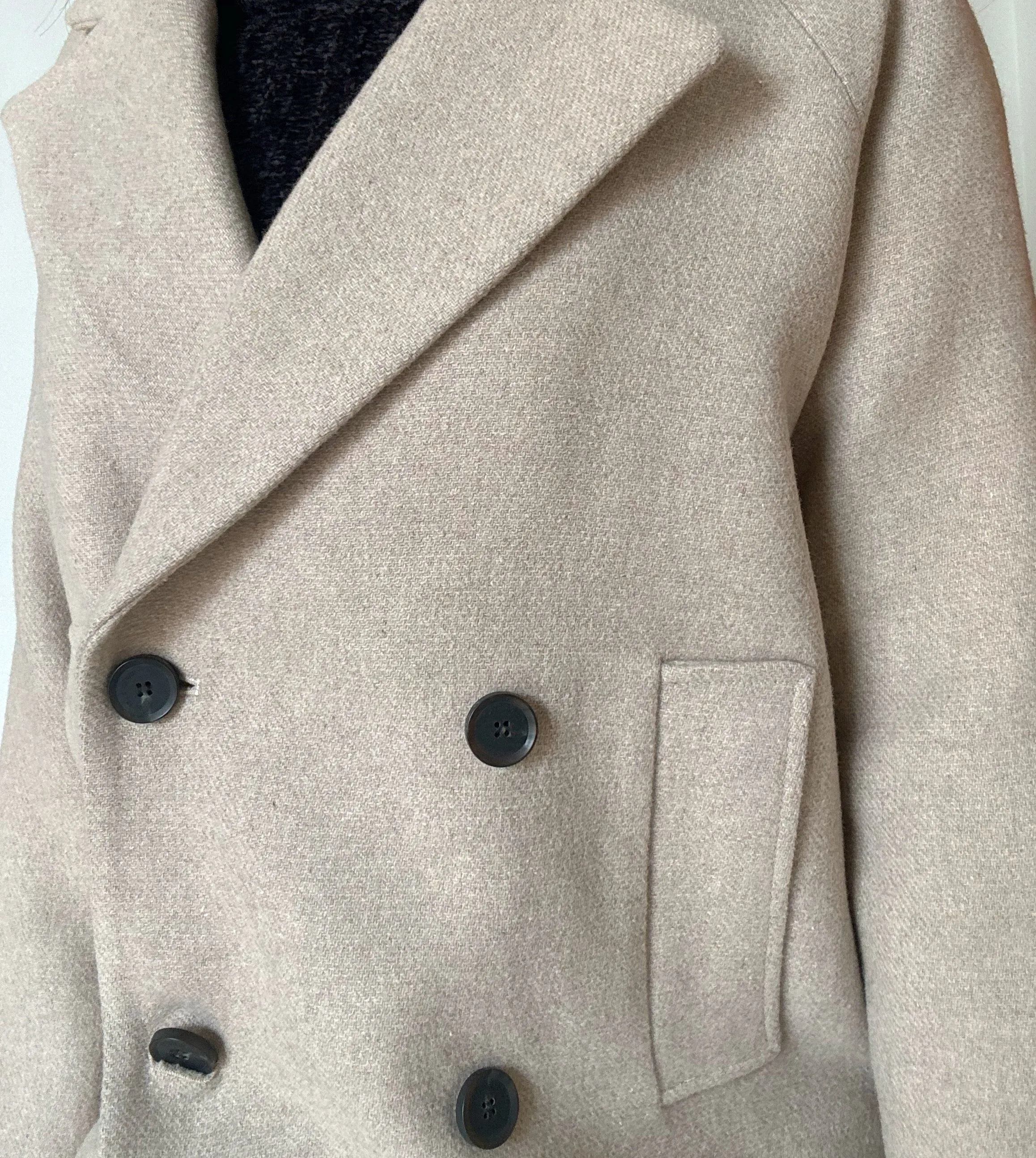 Sand Midi Coat (60% Wool)