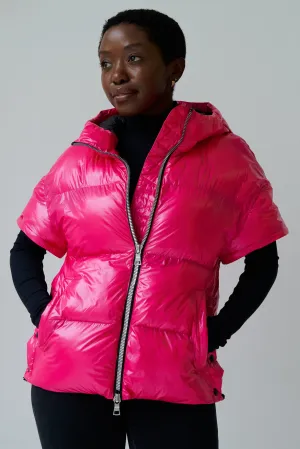 Soley Vegan Down 2 in 1 Jacket | Flash Pink