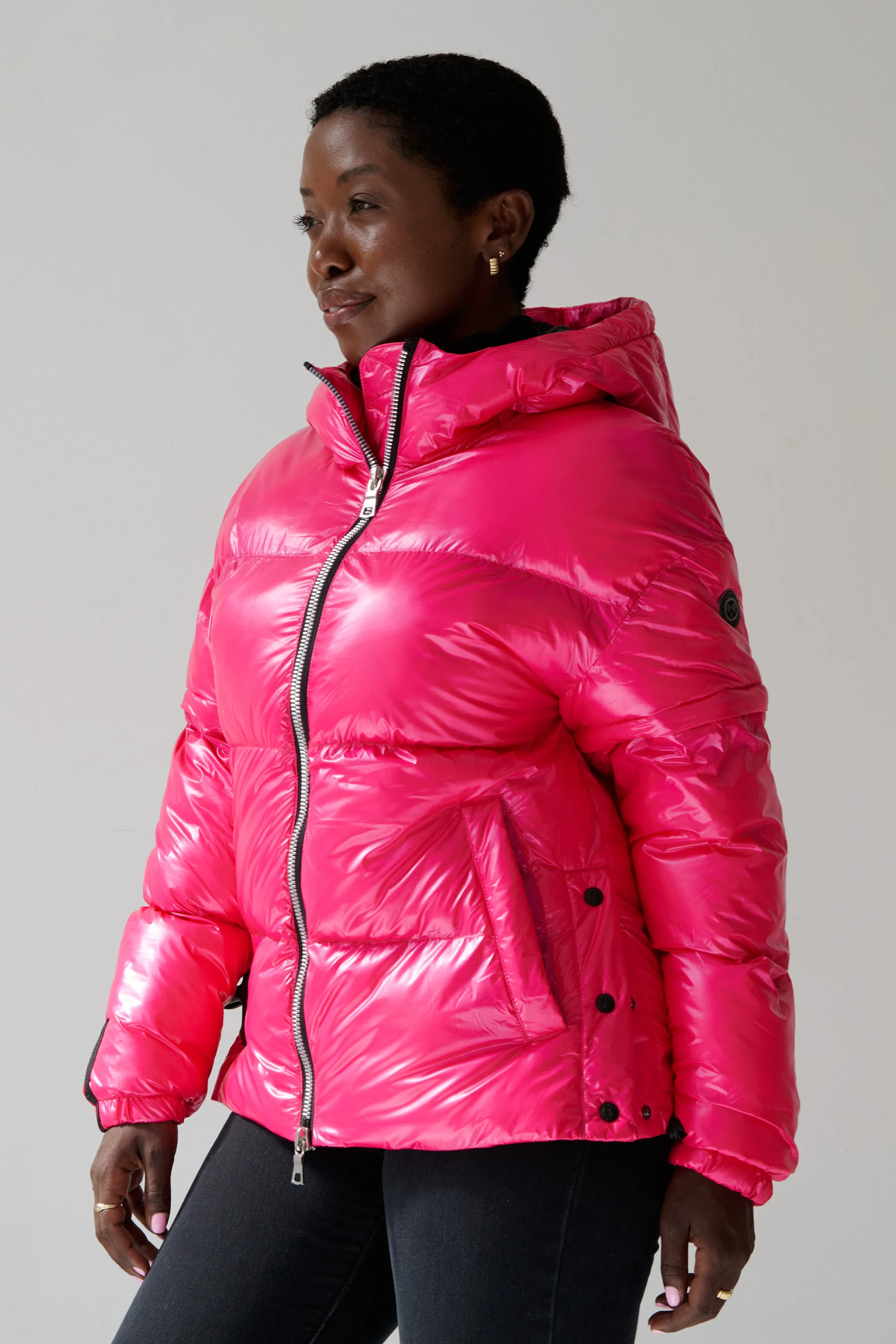 Soley Vegan Down 2 in 1 Jacket | Flash Pink