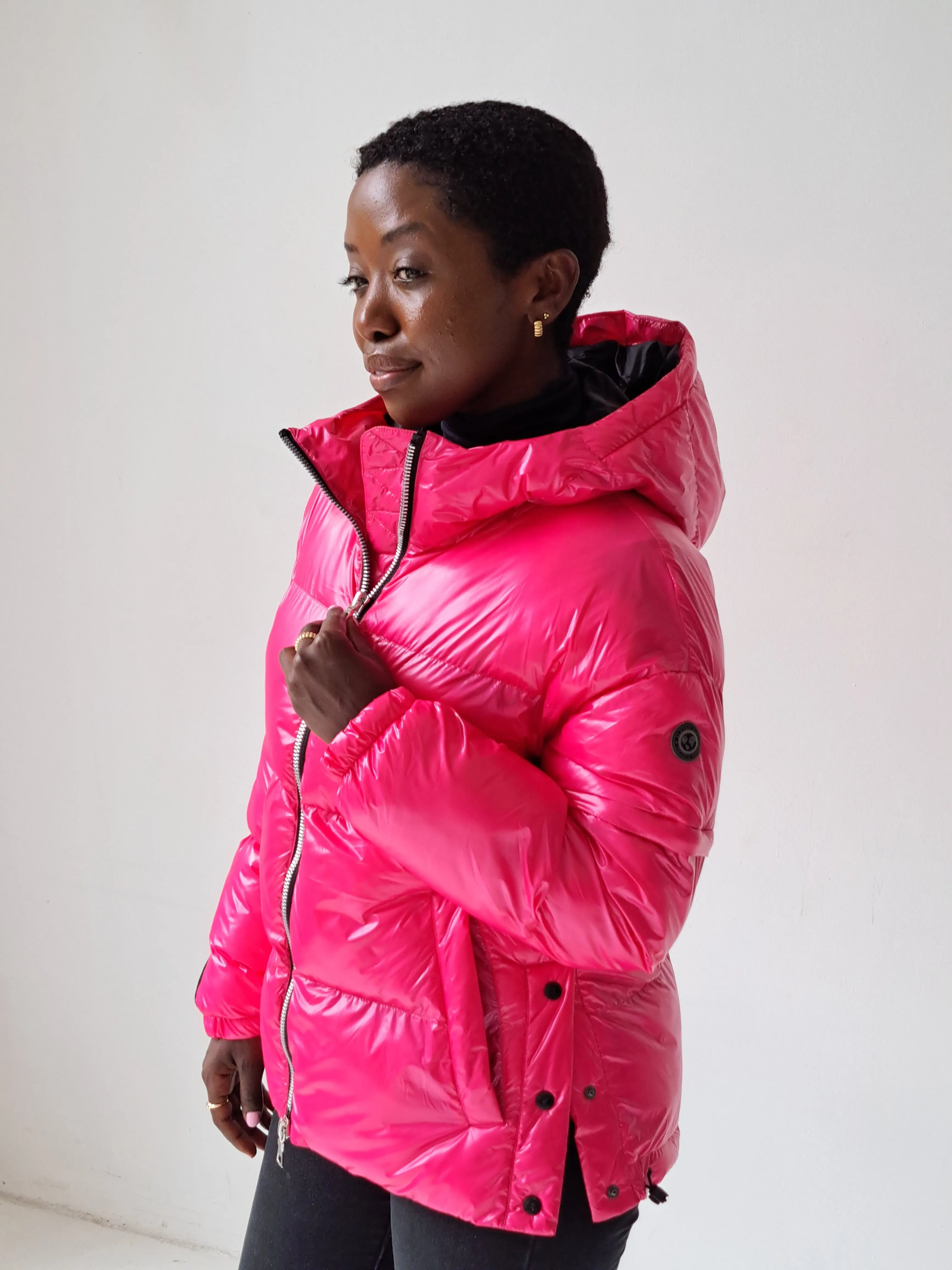 Soley Vegan Down 2 in 1 Jacket | Flash Pink