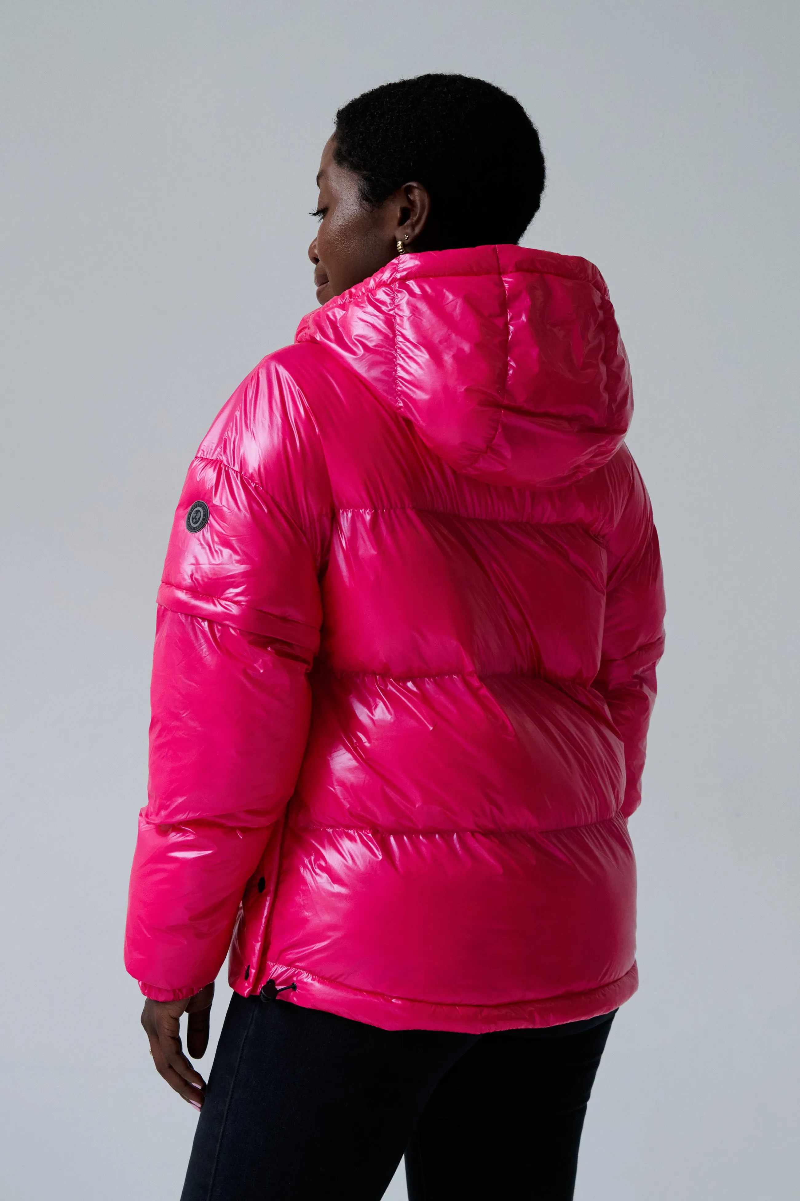 Soley Vegan Down 2 in 1 Jacket | Flash Pink