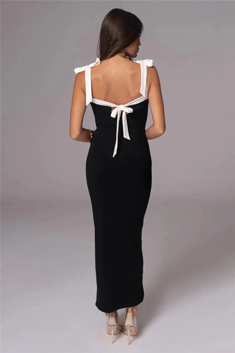 Sophisticated Sleeveless Maxi Dress - Perfect for Cocktail Parties