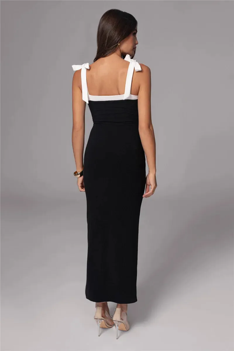 Sophisticated Sleeveless Maxi Dress - Perfect for Cocktail Parties