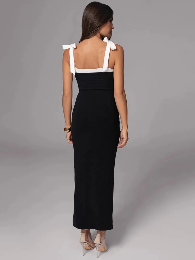 Sophisticated Sleeveless Maxi Dress - Perfect for Cocktail Parties