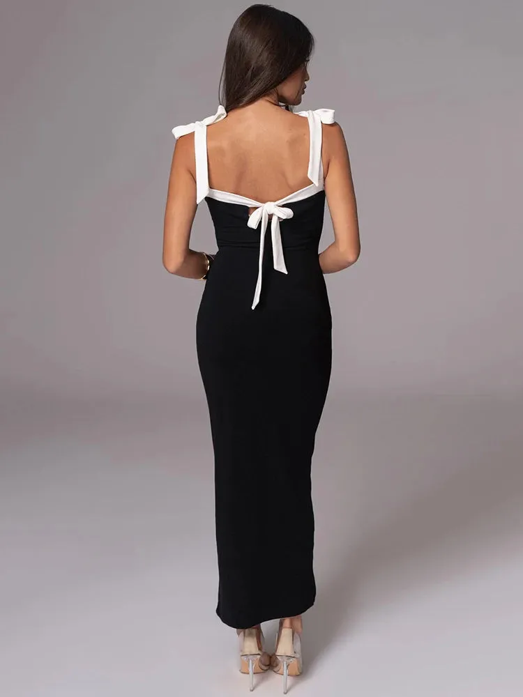 Sophisticated Sleeveless Maxi Dress - Perfect for Cocktail Parties