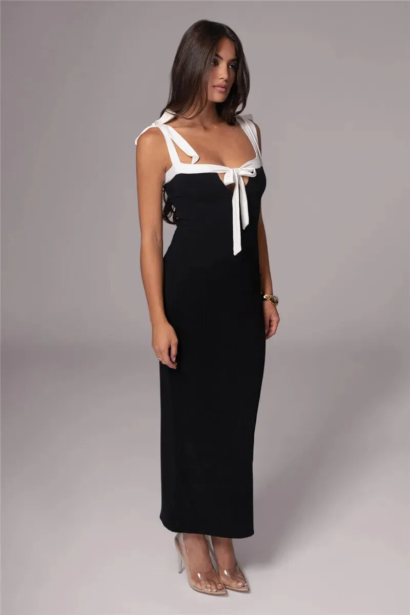 Sophisticated Sleeveless Maxi Dress - Perfect for Cocktail Parties